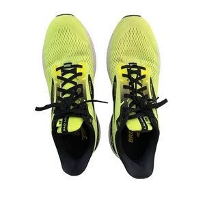 Brooks Men's Launch GTS 8 Supportive Running Shoe Neon Green Black White Size 9
